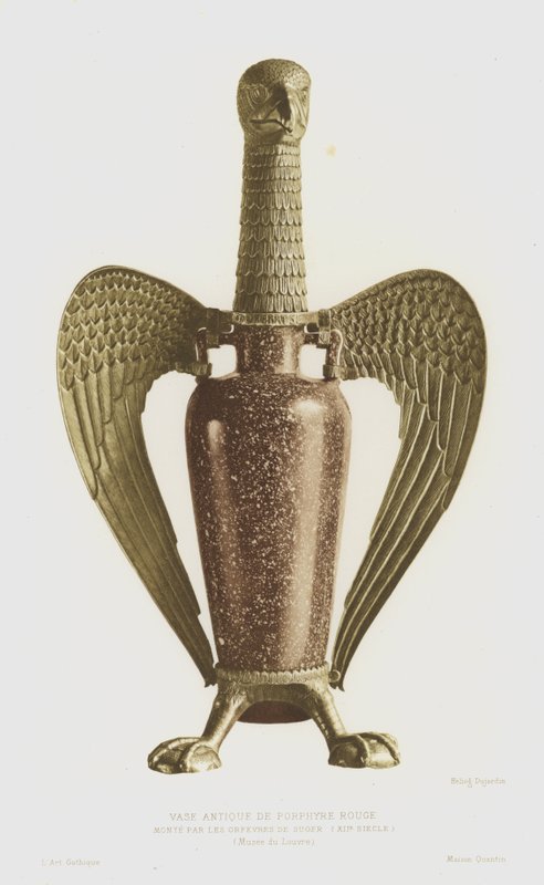 Red Porphyry Vase Mounted by the Goldsmiths of Abbot Suger by French School