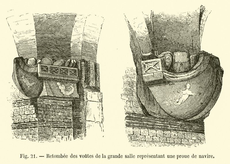 Vaults of the Great Hall Representing a Ship