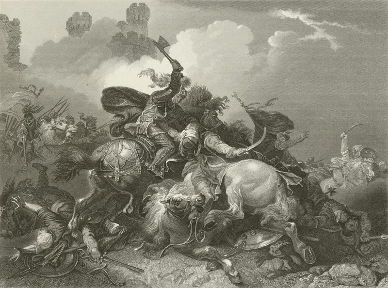 Richard I in Palestine by French School