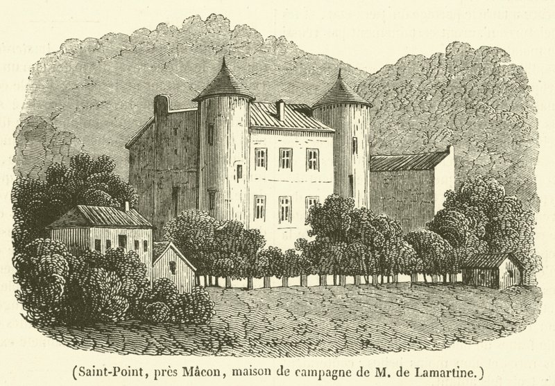 Saint-Point, near Macon, country house of M de Lamartine by French School