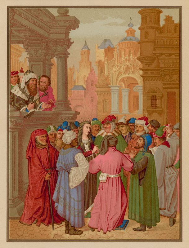 Saint Catherine Surrounded by the Doctors of Alexandria by French School