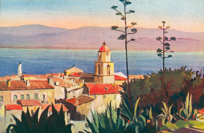 Saint Tropez: View on the Gulf by French School