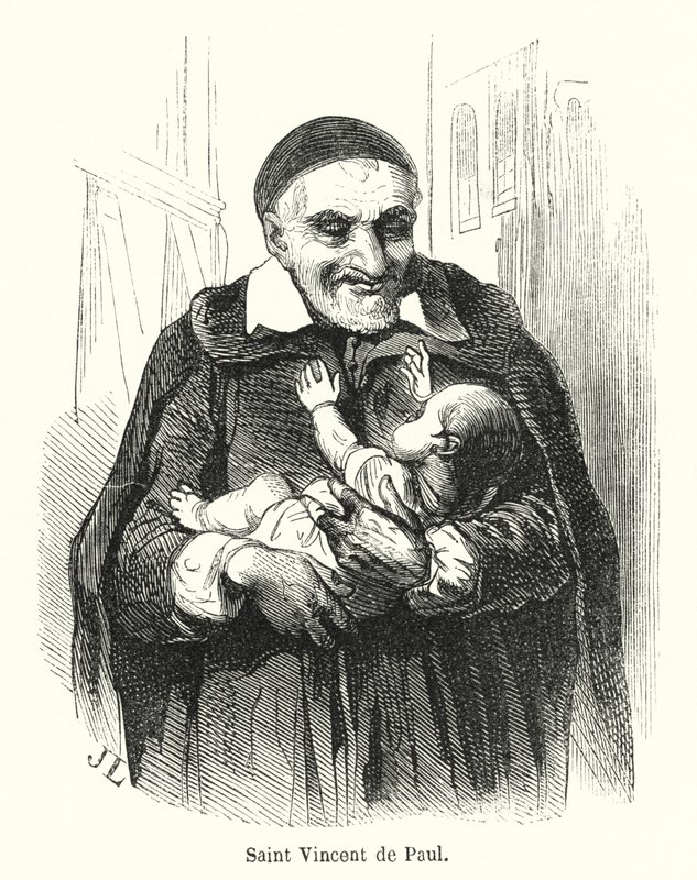 Saint Vincent de Paul by French School