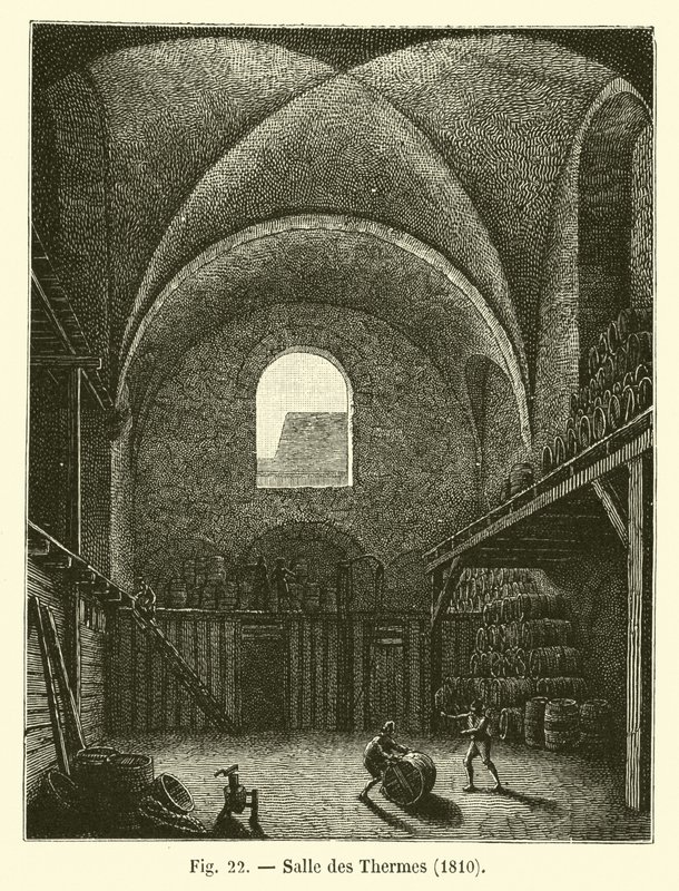 Hall of the Thermes, 1810 by French School