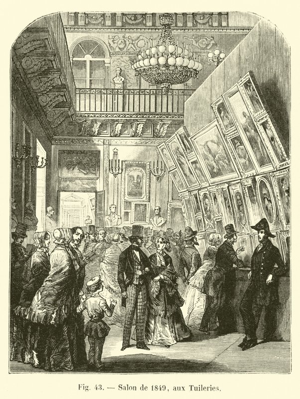 Salon of 1849, at the Tuileries by French School