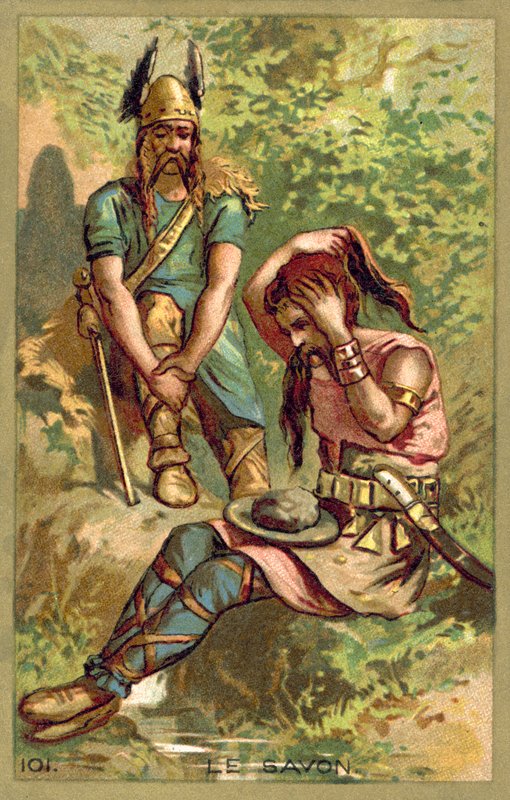 Soap Used by Gallic Warriors by French School