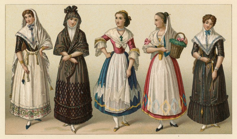 Spain Costume by French School