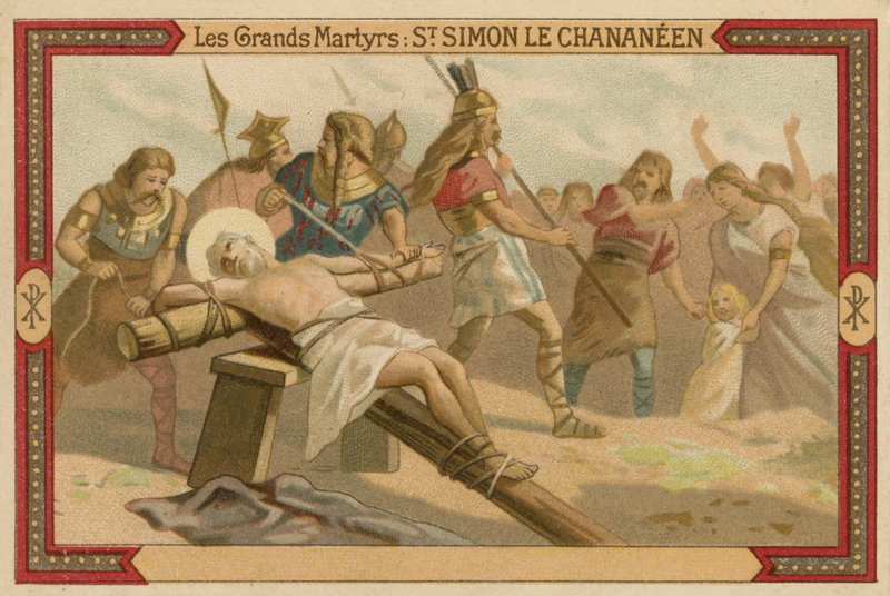 St Simon the Canaanite by French School