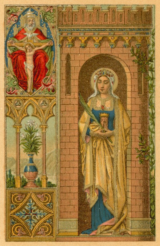 Saint Barbara by French School