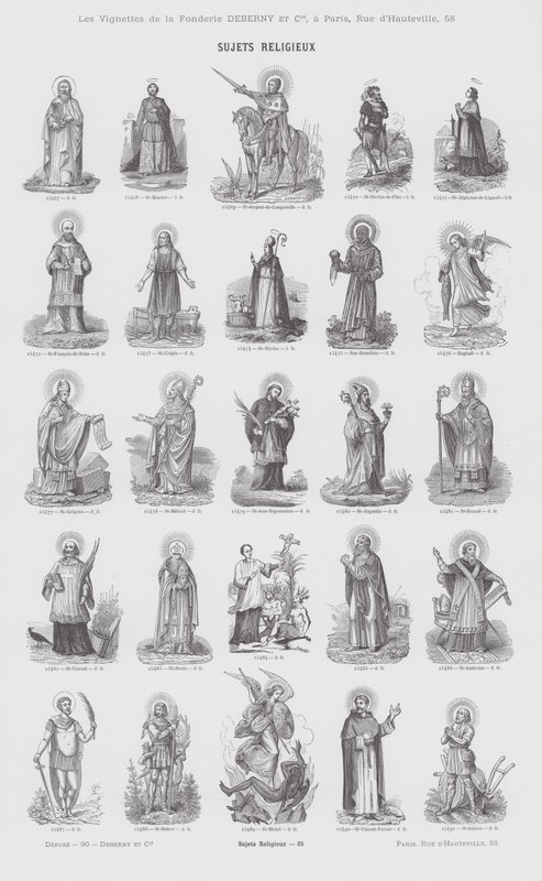 Religious Subjects (engraving) by French School