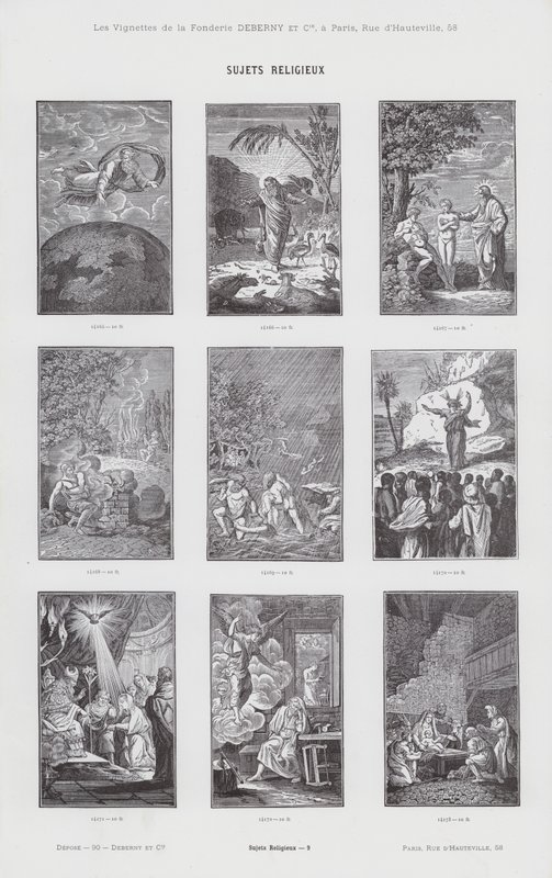 Religious Subjects by French School