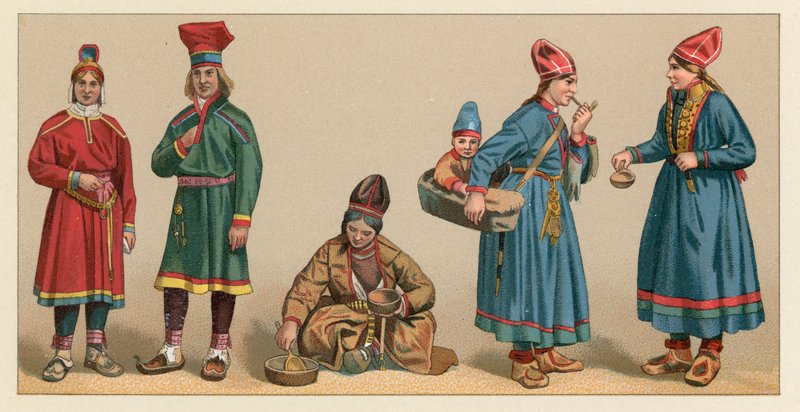 Sweden Costume by French School
