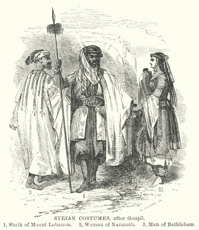 Syrian Costumes by French School