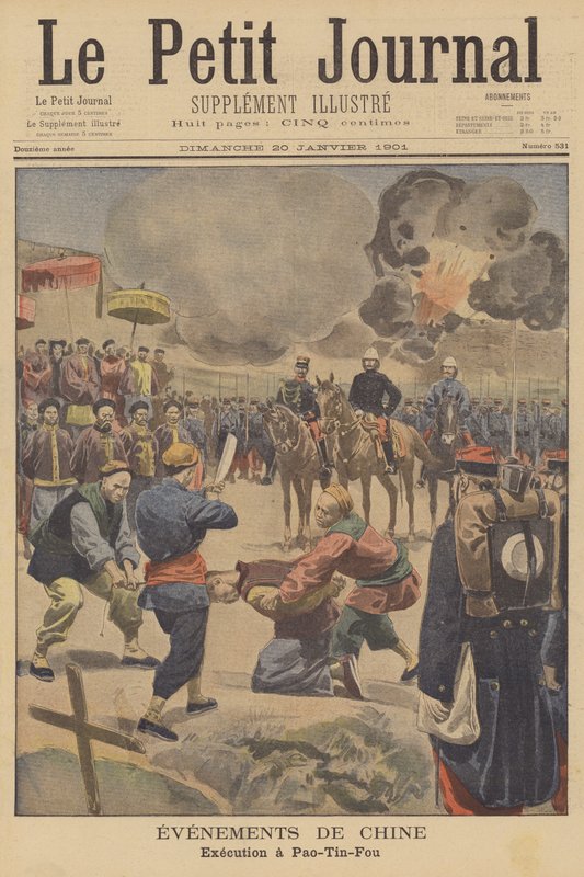 The Boxer Rebellion: an execution at Baoding by French School