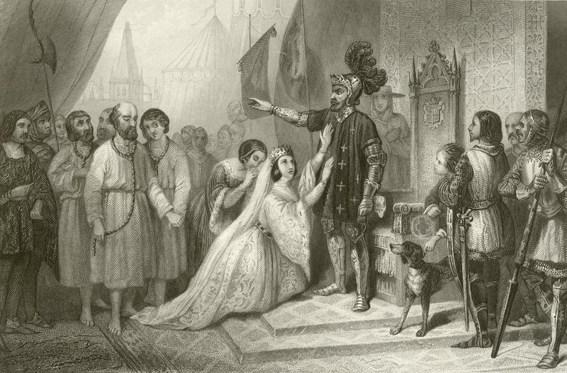 The Burghers of Calais before King Edward of England by French School