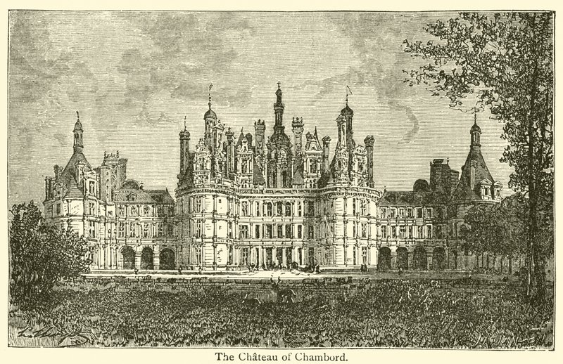 The Chateau of Chambord by French School