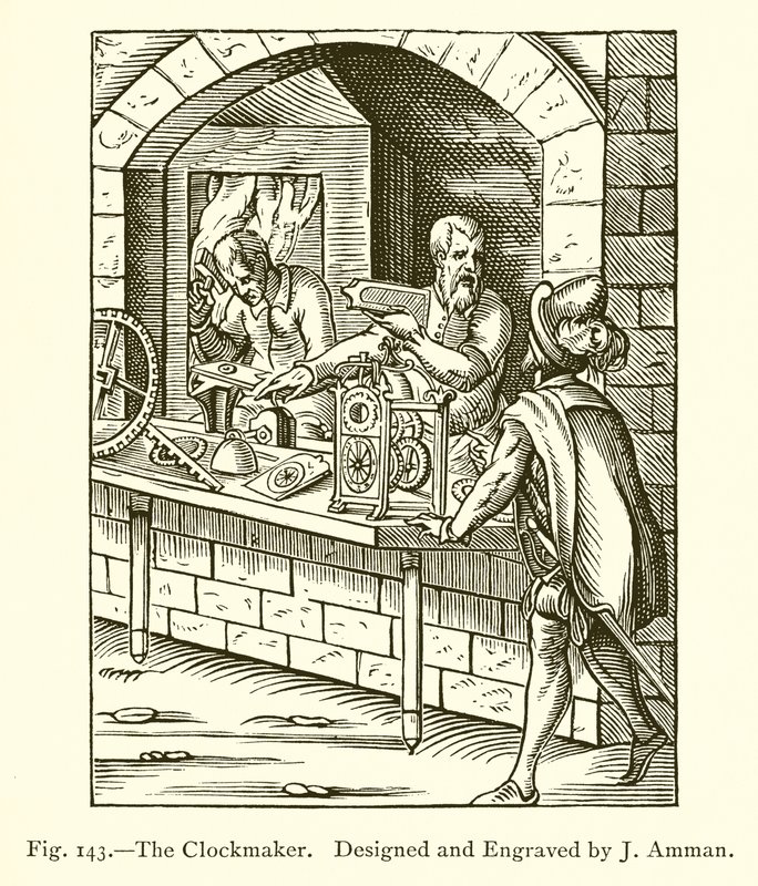 The Clockmaker by French School