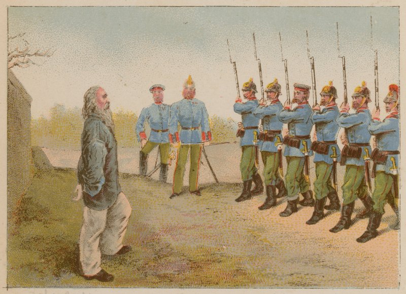 The Execution of Francois Debergue by French School