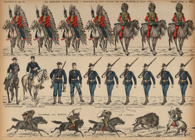 The Ghost Dance, Uprising of the Lakota Sioux by French School