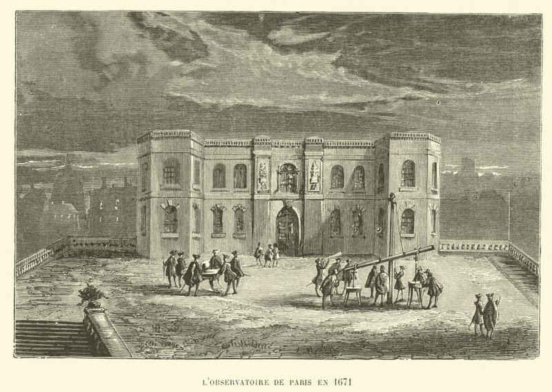 The Observatory of Paris in 1671 by French School