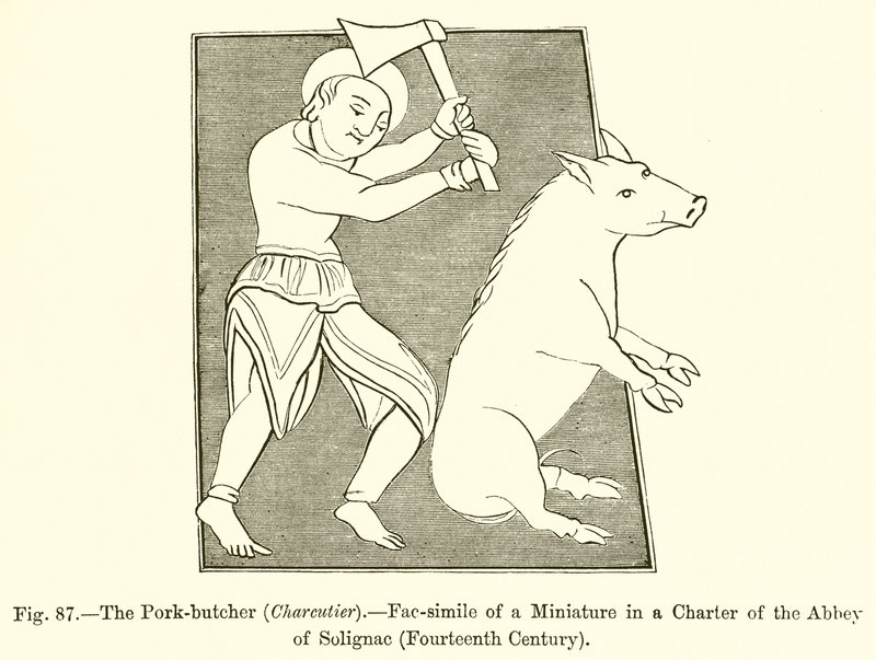 The Pork-butcher by French School