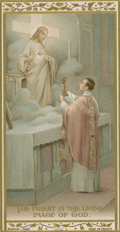 The Priest is the Living Image of God by French School