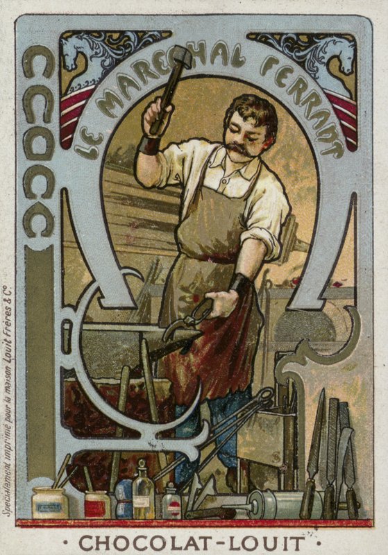 The Blacksmith by French School