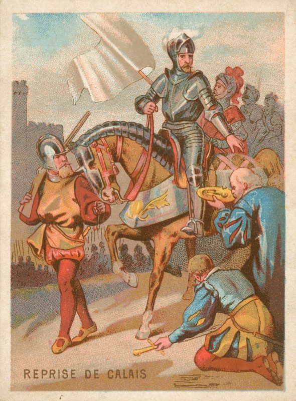 The capture of Calais by King Henry II of France by French School