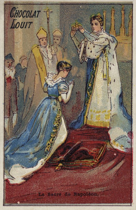 The coronation of Napoleon, 1804 by French School