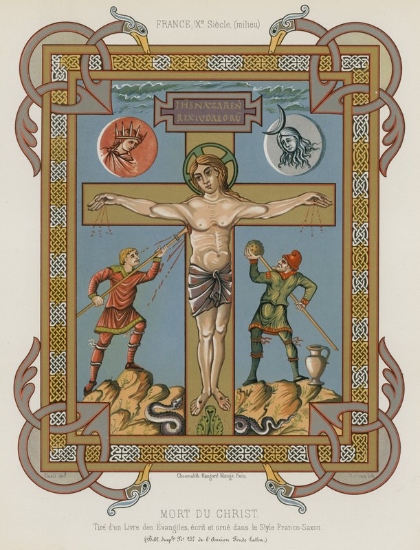 The death of Christ by French School