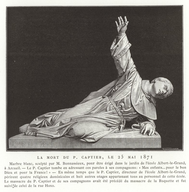 The Death of Pere Captier, 25 May 1871 by French School