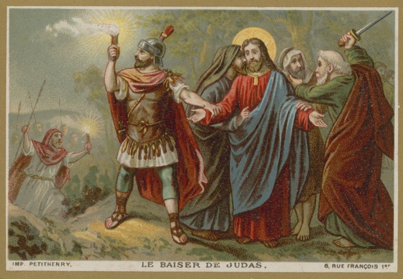 The Kiss of Judas by French School