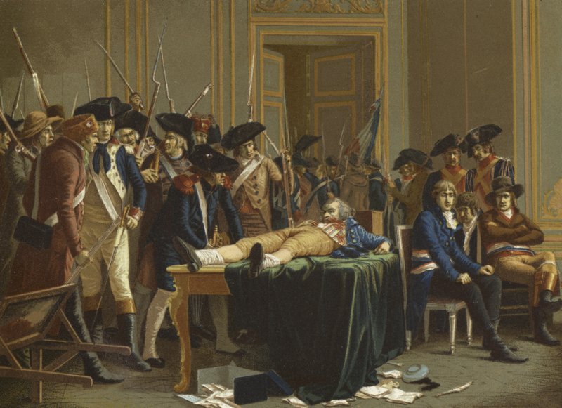 The Morning of 10 Thermidor, Year II (1794) by French School