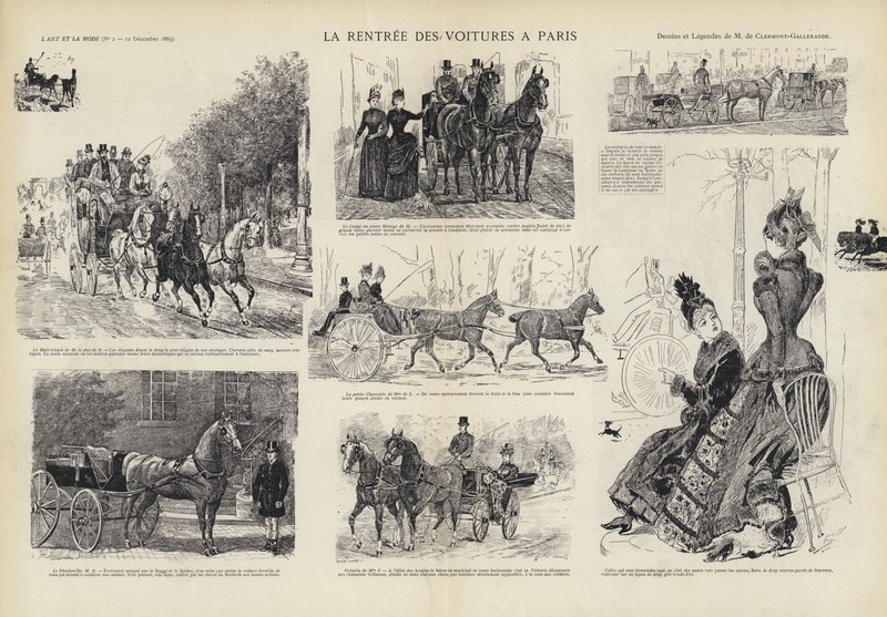 The Return of Carriages to Paris by French School