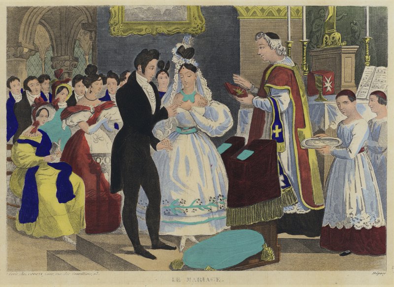 The Wedding by French School
