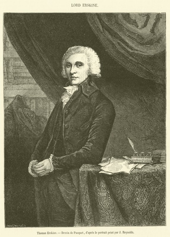 Thomas Erskine (engraving) by French School
