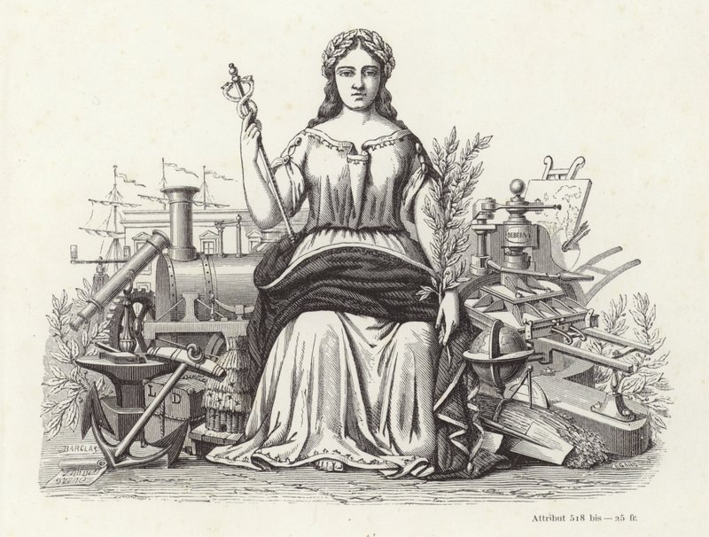 Title Page Illustration of Vignettes Typographiques by French School