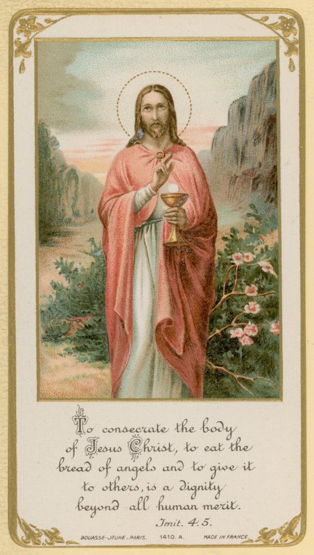 To Consecrate the Body of Jesus Christ, to Eat the Bread of Angels and to Give It to Others, is a Dignity Beyond All Human Merit by French School