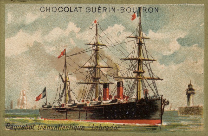 Transatlantic liner Labrador by French School