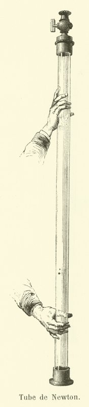 Tube of Isaac Newton by French School