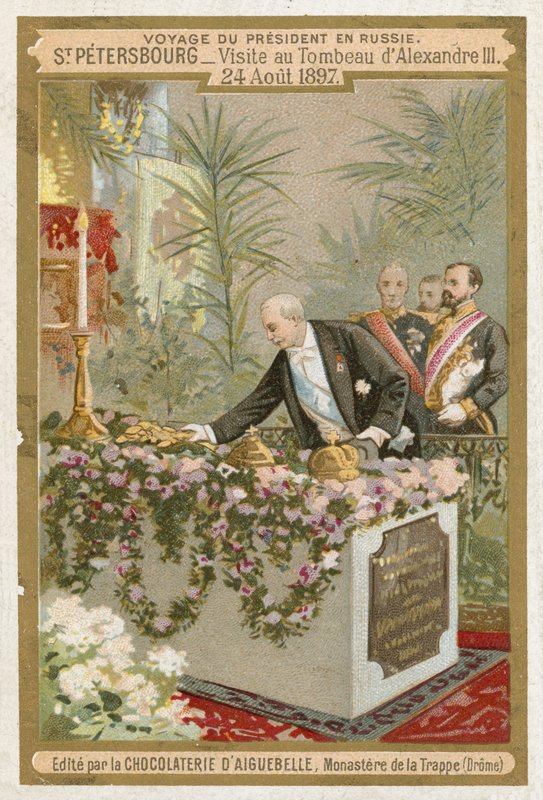 Visit of French President Felix Faure to Russia, 24 August 1897 by French School