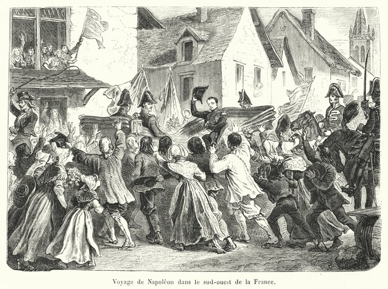 Journey of Napoleon in the Southwest of France by French School