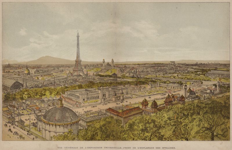 General View of the Universal Exposition, Taken from the Esplanade des Invalides by French School