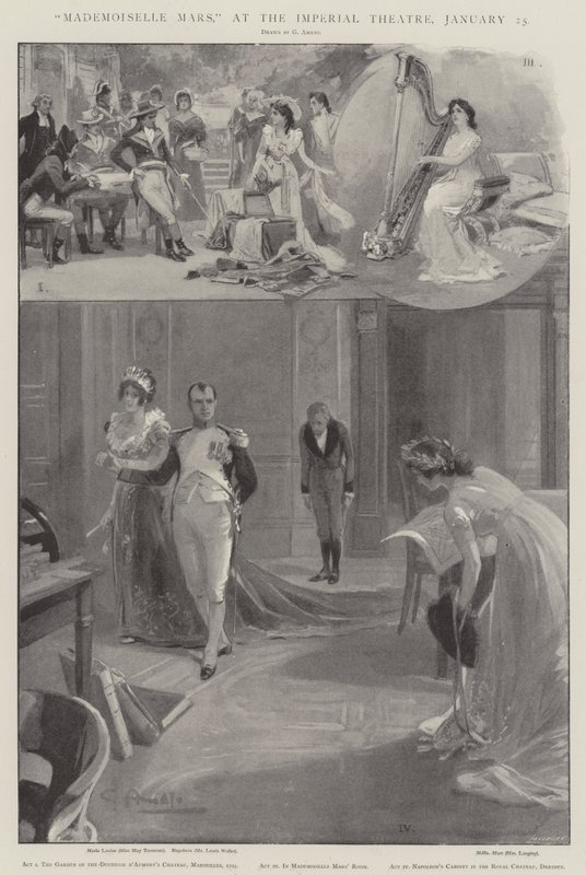 Mademoiselle Mars, at the Imperial Theatre, 25 January by G.S. Amato