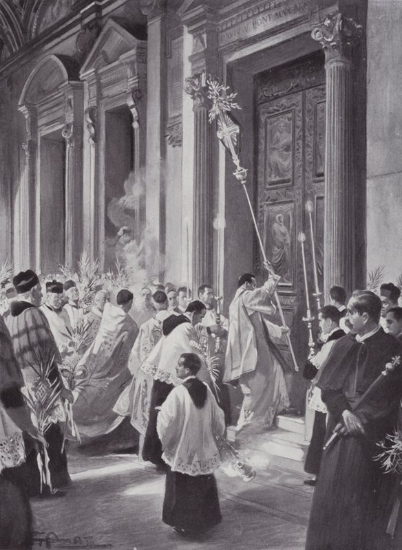 A Lenten Custom, Rome by G.S. Amato