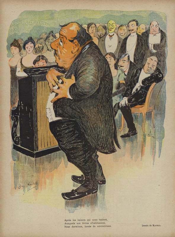 Illustration for Le Rire by G. Kadell