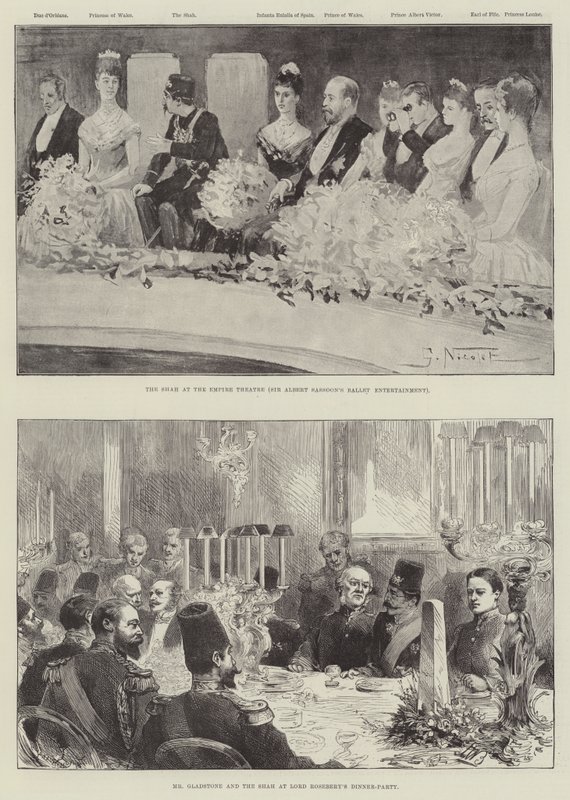 The Visit of the Shah by Gabriel Nicolet