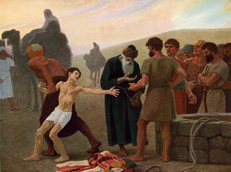 Joseph is Sold into Slavery by His Jealous Brothers by Gebhard Fugel