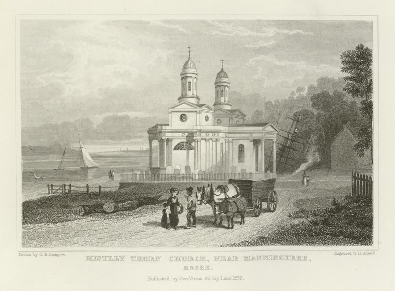 Mistley Thorn Church, near Manningtree, Essex by George Bryant Campion