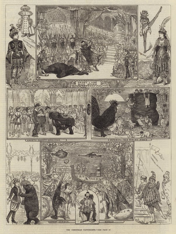 The Christmas Pantomimes by George Cruikshank